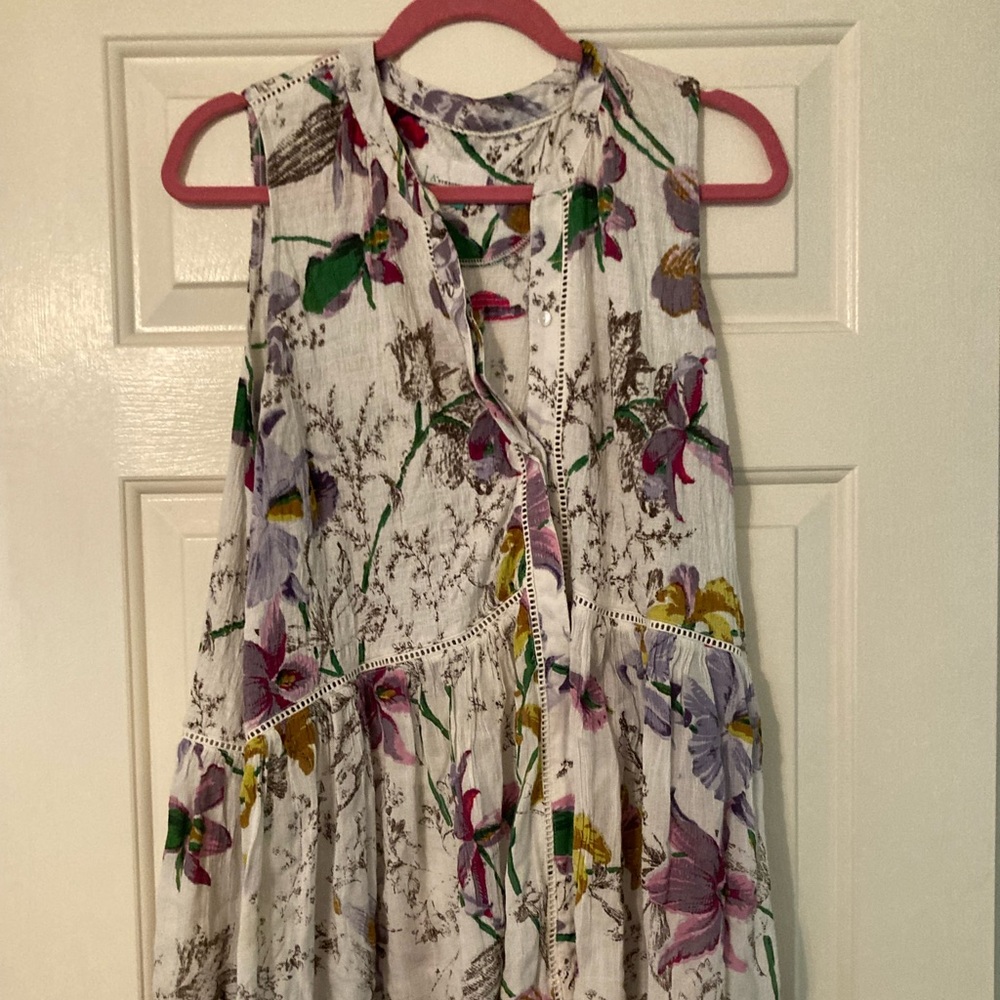 Anthropologie Plus Size Sleeveless Tunic